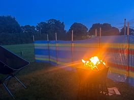 Evening fire