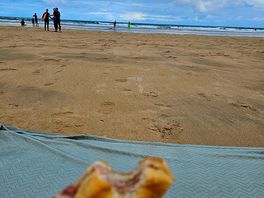 Breakfast on the beach
