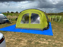 My tent was amazing two the rain we had wind still standing