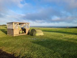Flat pitch and amazing views