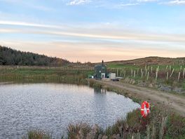 The swimming lane and wood fired sauna