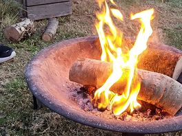 Fire - £5 for fire pit and wood
