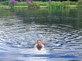 Early morning swim