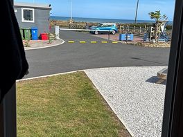 The view from our caravan door