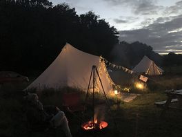 Tent by night