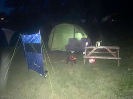Tent at night