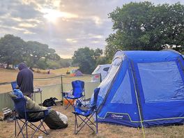 Sunrise, bacon cooking in the fresh air, kettle boling for the first brew.