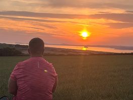 Sunset from the field
