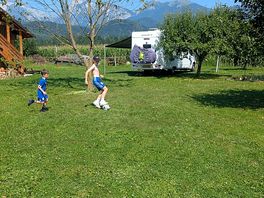 Kids having fun on camp