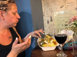 One of the pop ups at the site , esme’s kitchen , excellent value and extremely tasty .