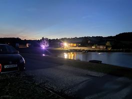 Evening on the site