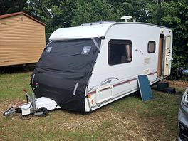Put near top where the cabins & statics are.