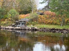 Walk along the river, that is beside the canal