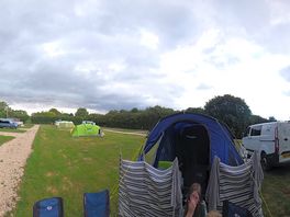 Panoramic view from our tent