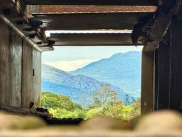 Looking through the bridge on way to pub