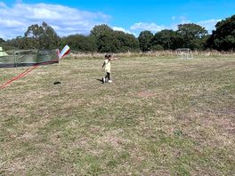 Enough room to fly a kite in the back field