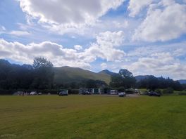 Catbells on distance. toilets showers and wash facilities