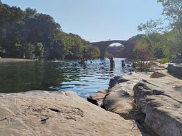 Canoeing available for the river.