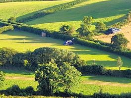 View of the site from the top of nattadon common