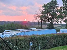 Beautiful sunsets from the site