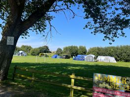 Camping on a sunny week
