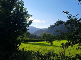 Views from footpath walk to village