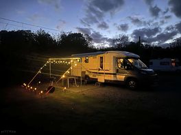 Our van at night
