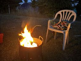 Around the camp fire