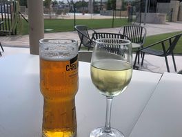 Drinks at the bar