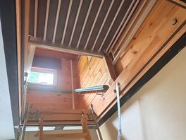 Ladder upstairs