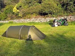 Generous garthyfog pitches/larger tents ok