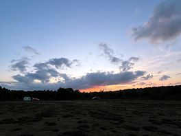 Sunset at the campsite