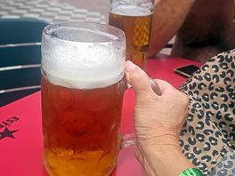 Extra large 1 ltr beer €5