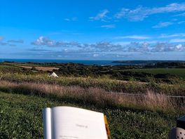 Chilling with a book