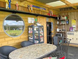 Kitchen and communal dining area