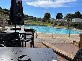 Outside pool