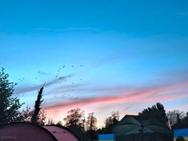 Lovely sunset views over the farm