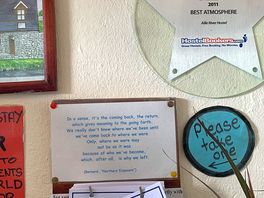 Loved the quote on the entrance