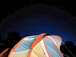 Tent at night