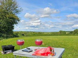 Plenty of space and countryside views.