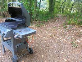 Gas BBQ supplied free with pitch