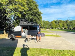 Mature trees and hard standing