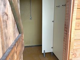 Nice new shower block