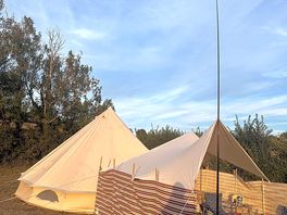 Our set up for the bank holiday