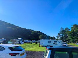 Lovely views from our caravan