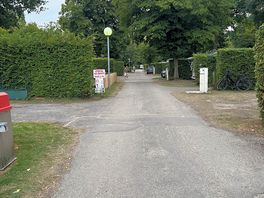 Road into campsite