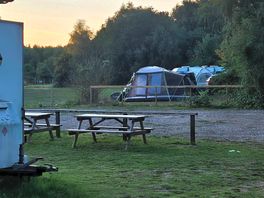 Evening walk around the campsite.