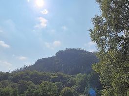 Sunshine at the campsite