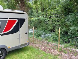 Our pitch by the river