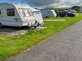 Ample space for caravans and awnings